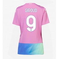 AC Milan Olivier Giroud #9 Kolmaspaita Naiset 2023-24 Lyhythihainen